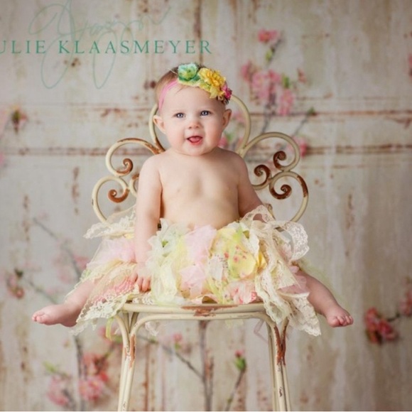 Real Feather Pink Angel Wings Lace Tutu Pearls Set Photo Prop Costume Dress Up - Picture 2 of 13